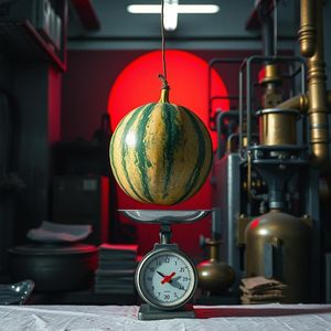 Melone im Stahl