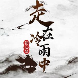 走在冷雨中