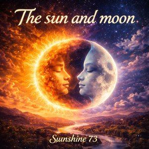 The sun and moon