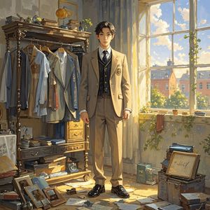 旧校服与新西装