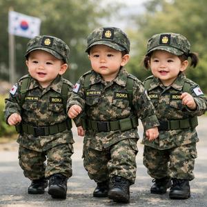 용감한 아기 군인