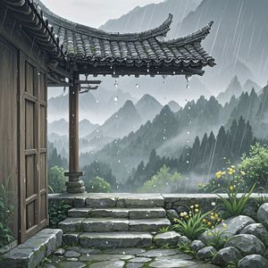 雨一直下嘀嗒嘀嗒思念你呀