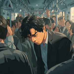 電車で腹痛我慢するうた