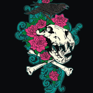 牡丹花下