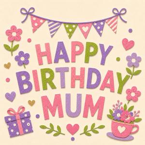 Happy Birthday Mum Blessing (Euro pop)