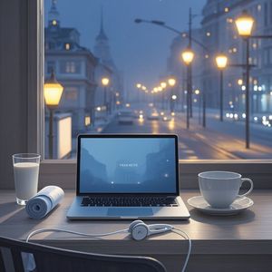 屏幕那头的晚安