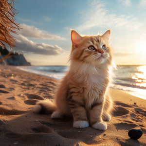 Serenidad De Las Olas Para Gatos