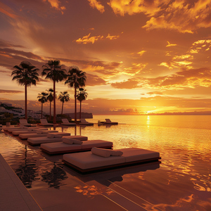 Ibiza Beach Sunset
