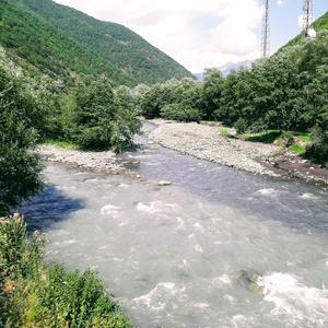 Two colors of Aragvi