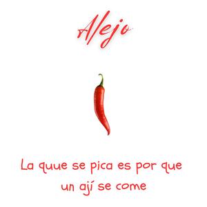 La que se pica es por que un ají se come