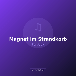 Magnet im Strandkorb (Version 2)