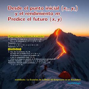 mathBeats: La Ecuación de la Recta (El Empresario es un Escalador)