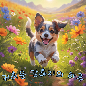 강아지랑 빈둥빈둥