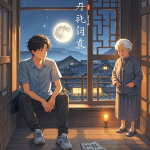 窗棂上的月光-木槿