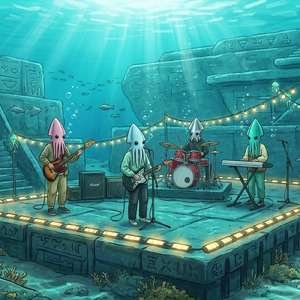 夜の軌跡を滑る