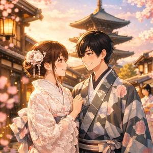 きょうとで かわいく きものでーと