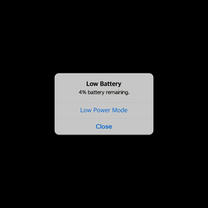 LOW BATTERY