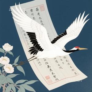 云鹤寄仙书