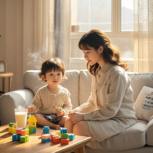 给儿子一个温暖的家