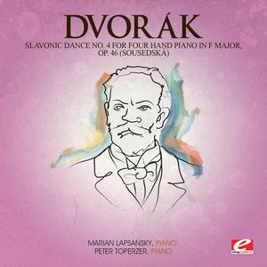 Slavonic Dance No. 4 for Four Hand Piano in F Major, Op. 46 (Sousedská)