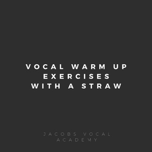 Straw Vocal Warm Up Exercise #2 - Sustained Breath Into Phonated Sound Through Straw