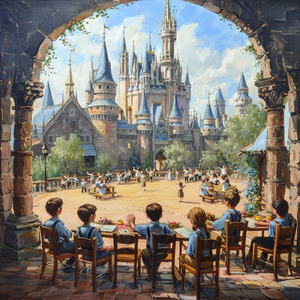 夢と魔法の国 - 魔法学校の一日