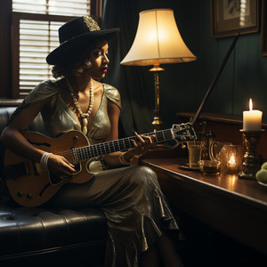 Palacio De Jazz En La Elegancia De La Noche