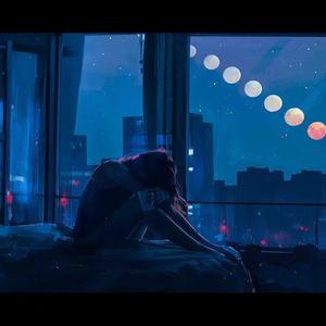 城市的霓虹掩饰不了孤独的喧嚣