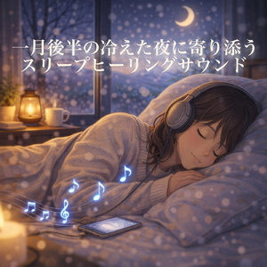 夜長のピアノハーモニー：冬カフェ