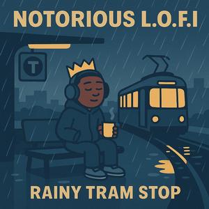Rainy Tram Stop