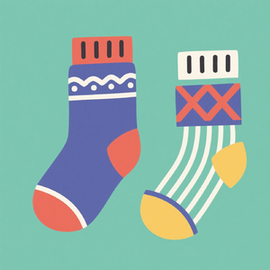 Mismatched socks