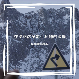 在便利店没有坐标轴的凌晨