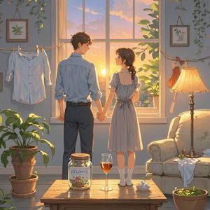 夕阳下的我们-笨女人