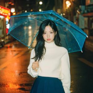 파란 우산