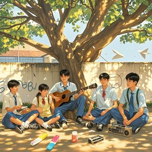 老槐树的夏天-君鸿煊