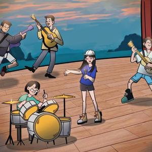 毕业纪念曲—再见（无主旋律原版伴奏谱）