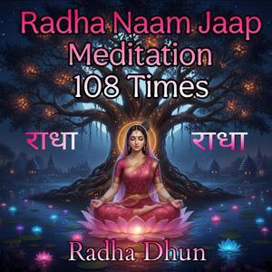 Radha Radha Jaap 108 Times , ध्यान और शांति के लिए राधा नाम ज़रूर सुनो। 108 Baar