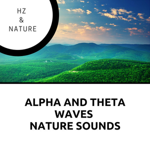 8Hz Alpha Waves with Soft Ambient Music, River, Forest Sound