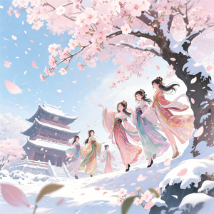槐花落满肩