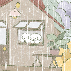 토도독 둘이서 빗소리 구경