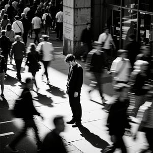 Alone in the crowd