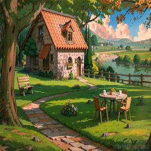 the space between the stars