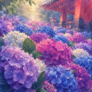 Hydrangea Rain