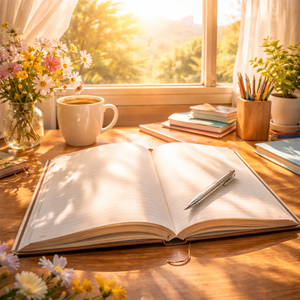 新しいページの朝