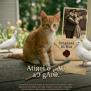 Atirei o pau ao gato (Versão disléxica)