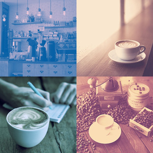 诗意的休闲咖啡店节奏