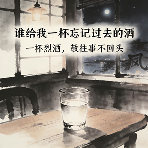 一杯烈酒敬过往