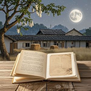 旧相册里的月光