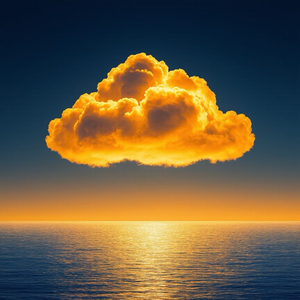 云是从海里升起来的