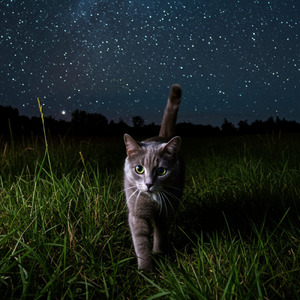 星降る草原を歩く